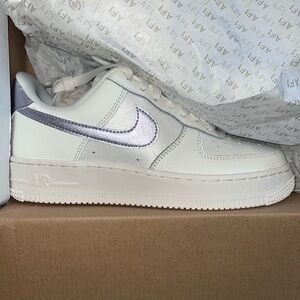 Lilac Air Force ones